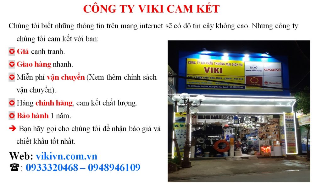 CAM KET CONG TY