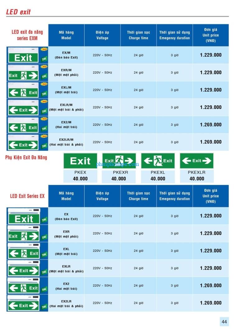 den led thoat hiem exit 44