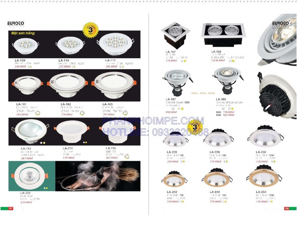 Catalogue Den Trang Tri Euroto Lighting 100